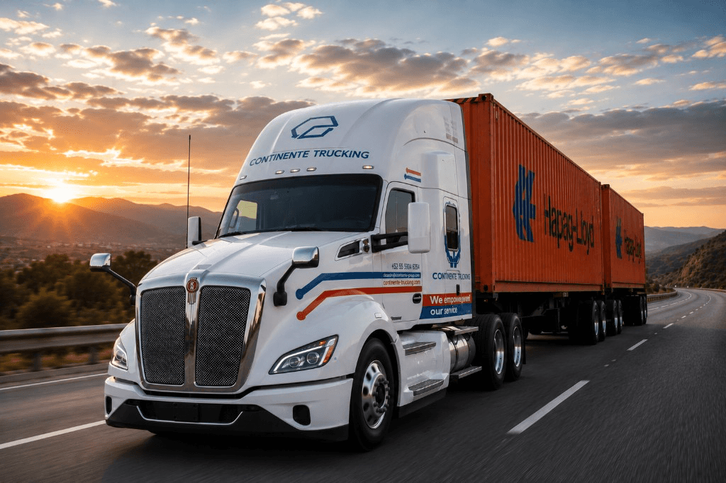 Continente Cargo tractor-trailer on the highway